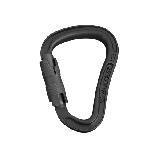 Mosquetão Singing Rock Bora Triple Lock Black Matt
