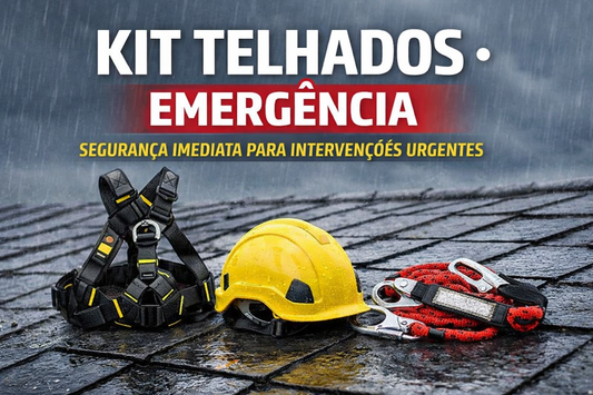 Kit de emergência para trabalhos em Telhados e Coberturas